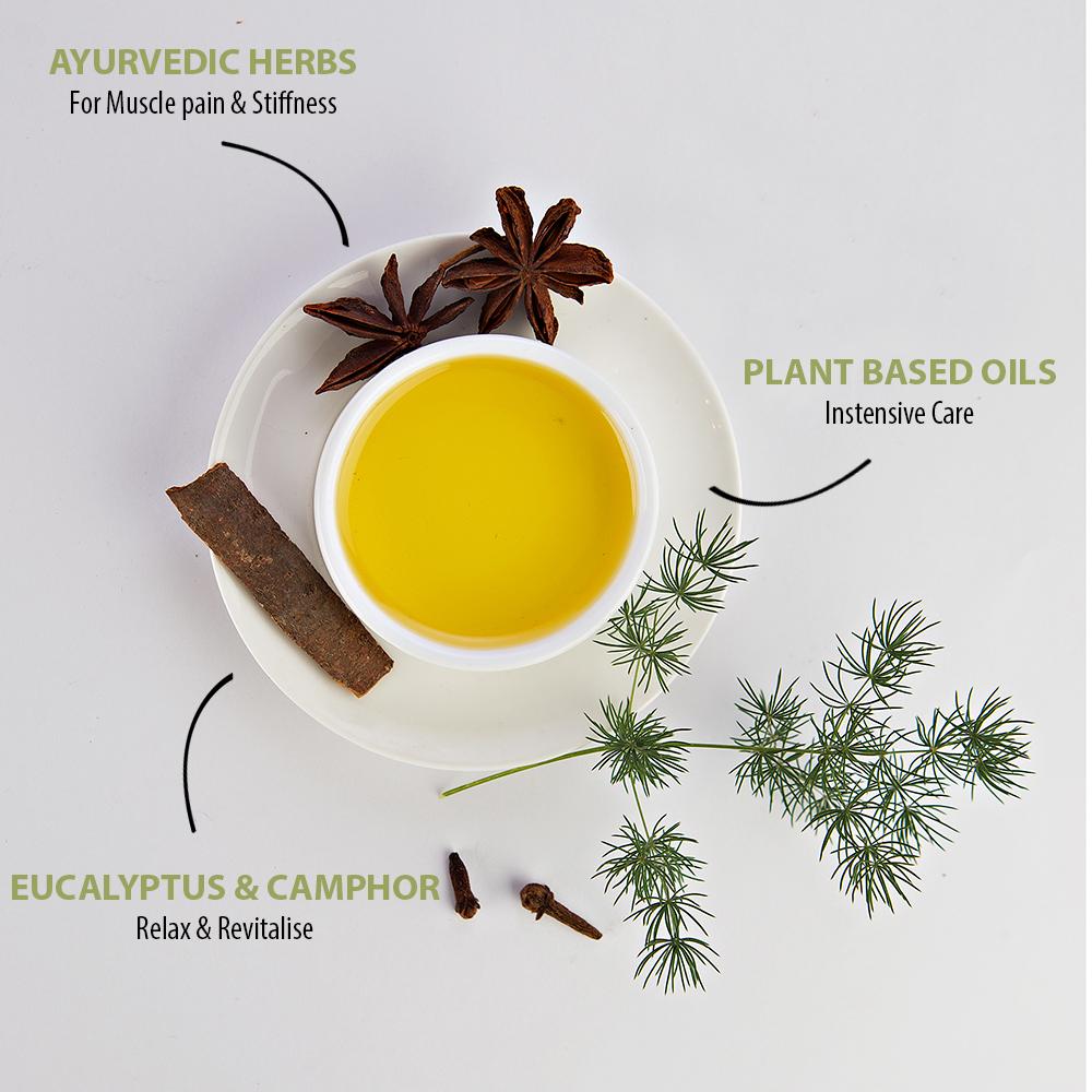 Hypnos Body Massage Oil (for pain relief) Mini