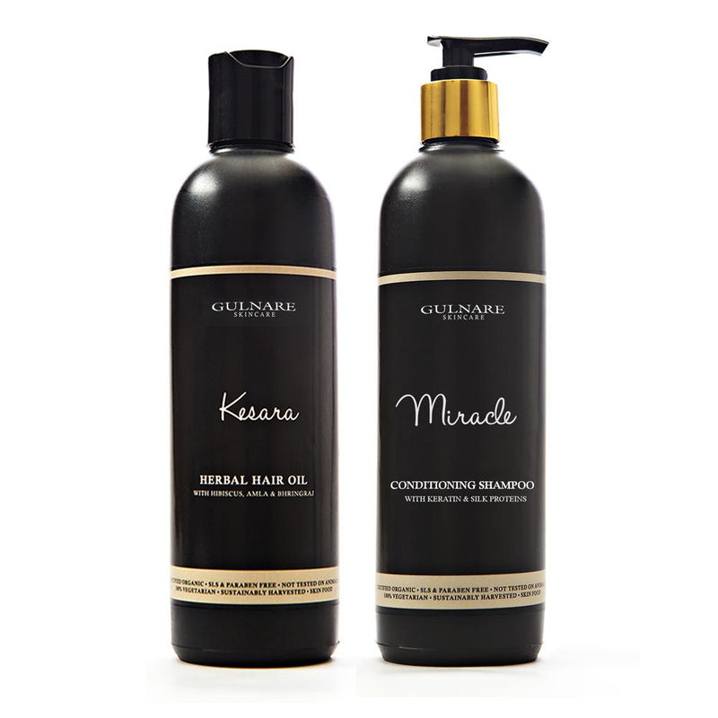 Conditioning Hair care kit with Herbal hair oil & Shampoo